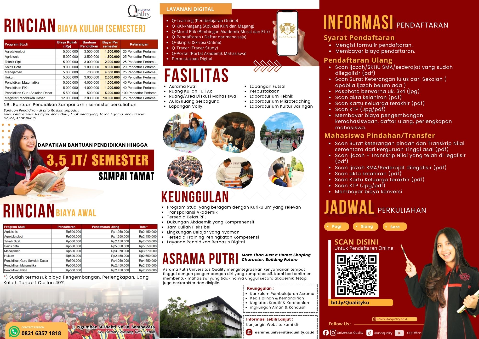 Brosur PMB Universitas Quality